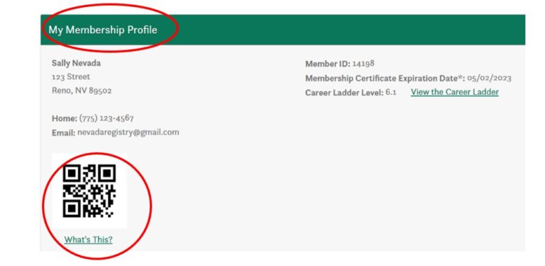 Nevada Code Program New Feature! QR Codes for In-Person Training - The Nevada Registry